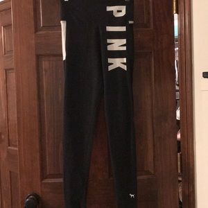 PINK dark grey leggings